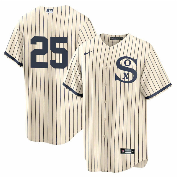 Andrew Vaughn Men's Chicago White Sox Field Of Dreams Cool Base Jersey - All Stitched