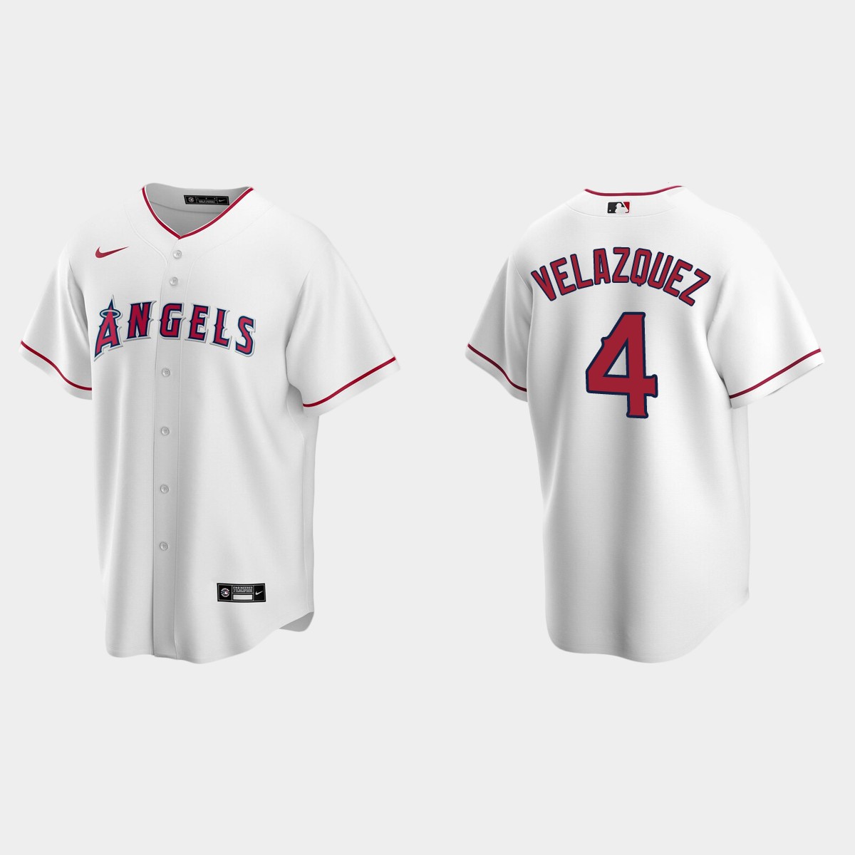 Andrew Velazquez Los Angeles Angels Home Jersey – White