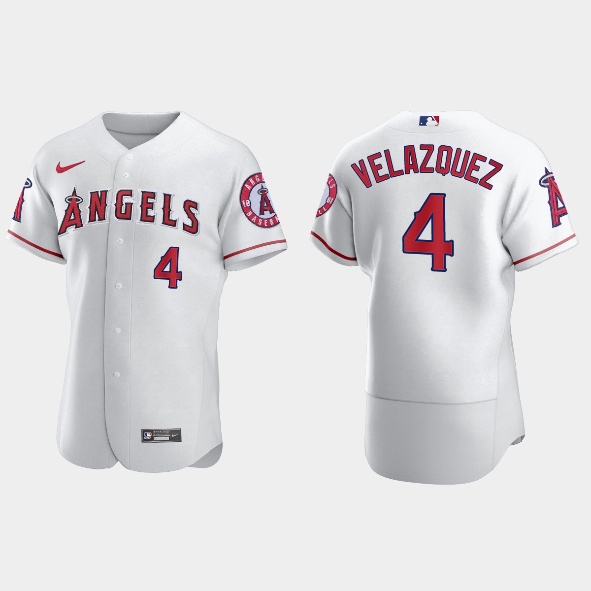 Andrew Velazquez Los Angeles Angels Home Jersey – White