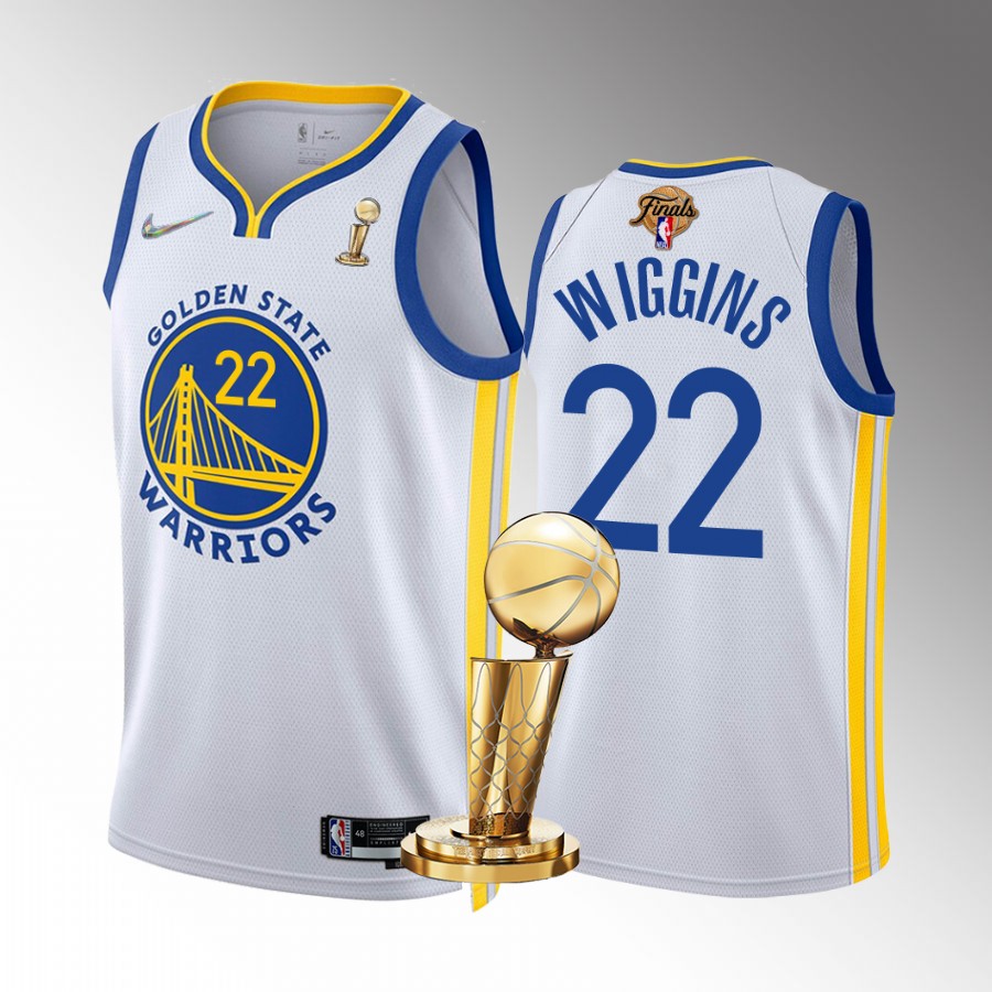 Andrew Wiggins 2022 NBA Finals Champions Golden State Warriors White #22 Jersey Association
