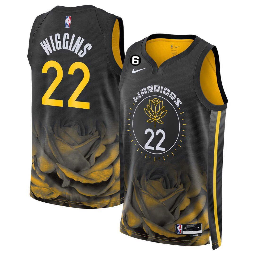 Andrew Wiggins Golden State Warriors 2022/23 Players - City Edition Jersey - All Stitched