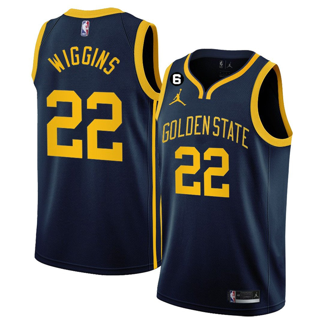 Andrew Wiggins Golden State Warriors 2022/23 Players - Statement Edition Jersey - All Stitched