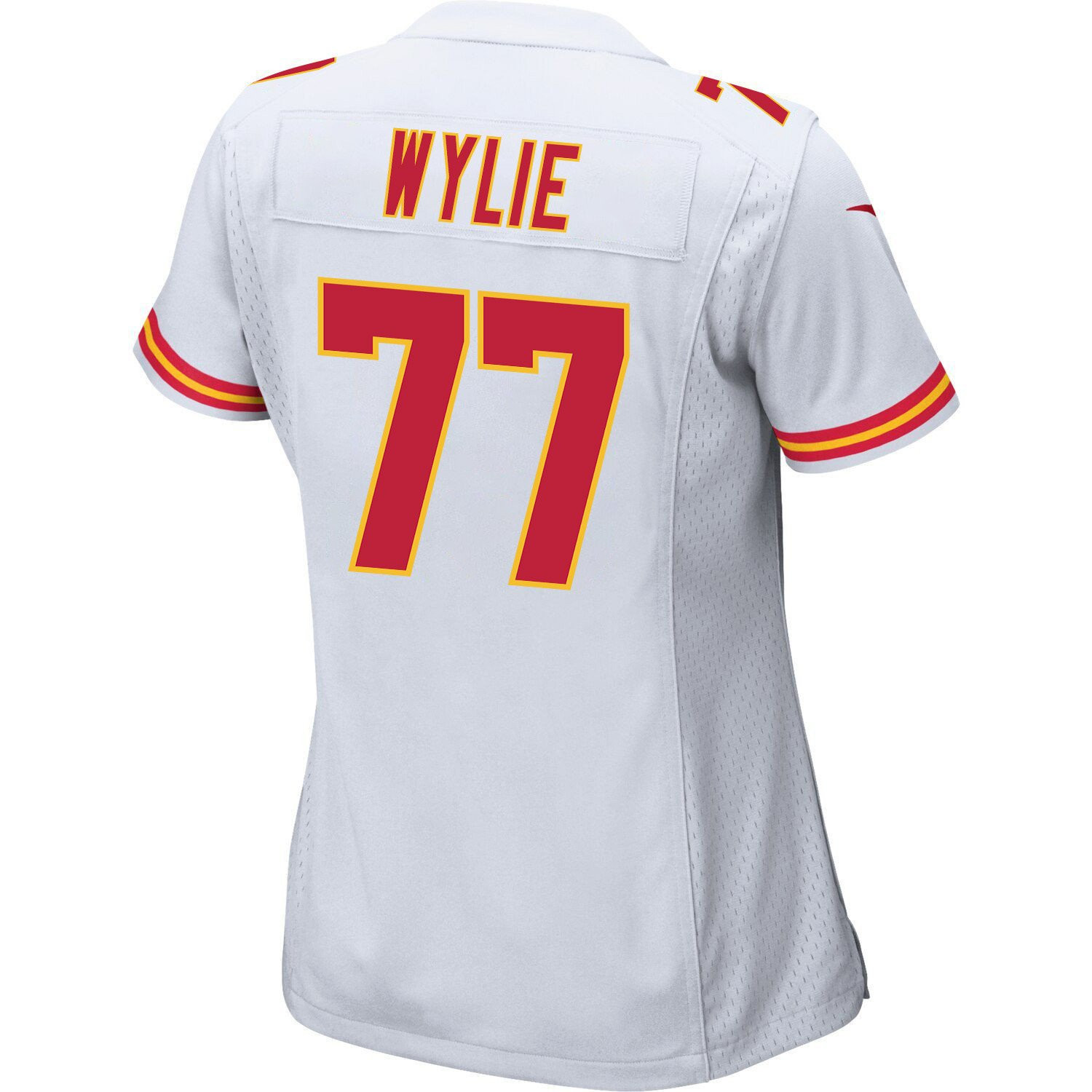 Andrew Wylie 77 Kansas City Chiefs Super Bowl LVII Champions Women Game Stitched Jersey – White