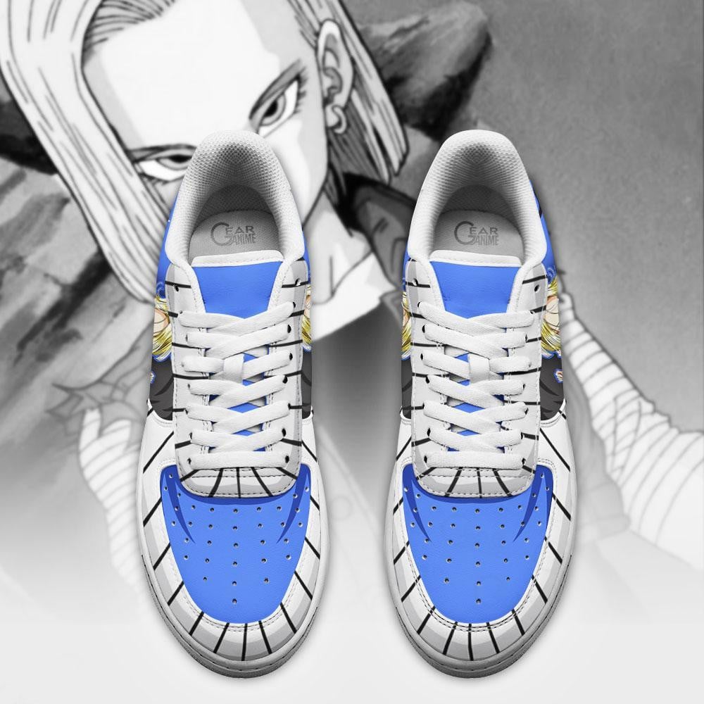 Android 18 Air Sneakers Custom Anime Dragon Ball Shoes