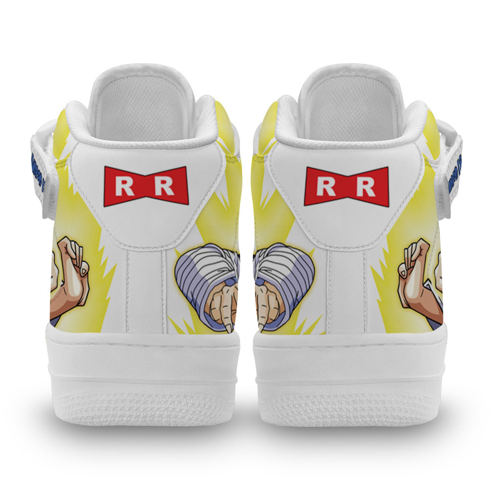 Android 18 Sneakers Air Mid Custom Dragon Ball Anime Shoes