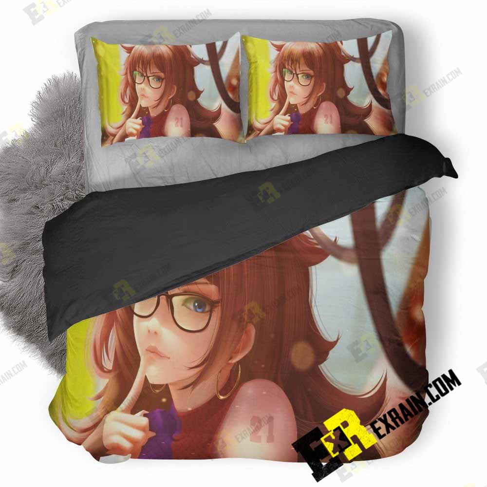Android 21 Dragon Ball Fighter Z Ic 3D Customized Duvet Cover Bedding Set