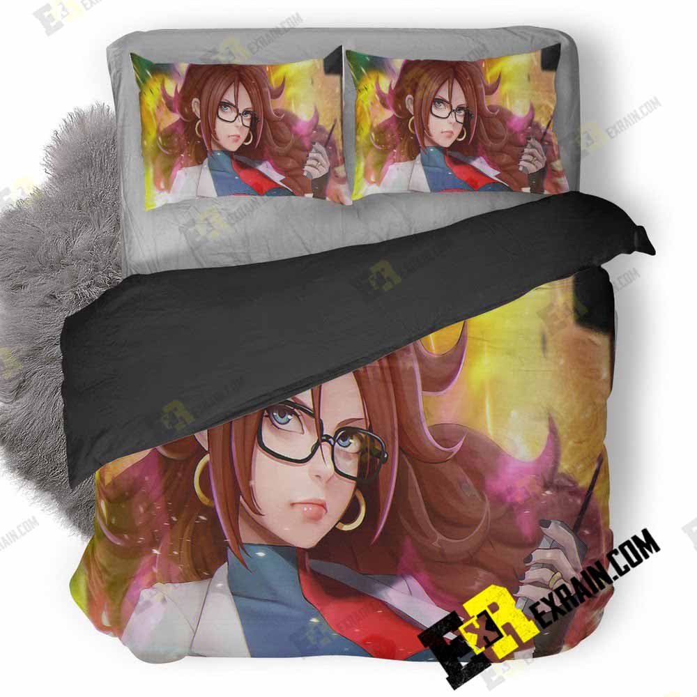 Android 21 Dragon Ball Fighter Z Lx 3D Customized Duvet Cover Bedding Set