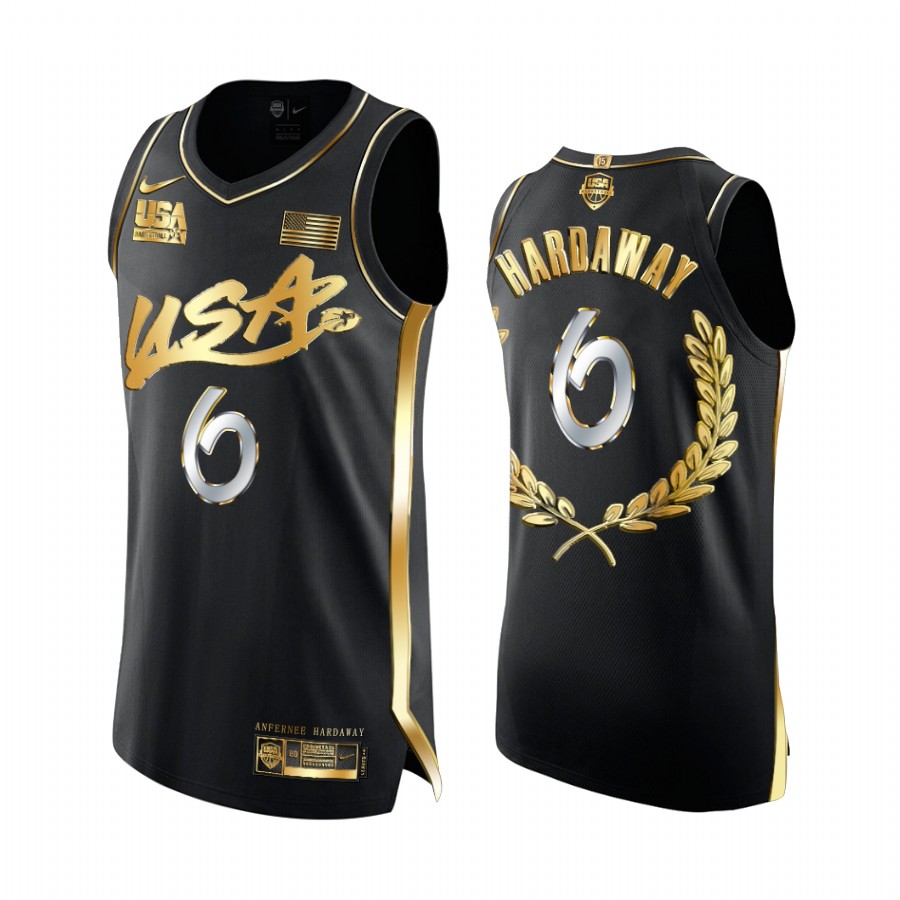 Anfernee Hardaway Dream Team 1996 Glory Golden Limited Edition Black Jersey