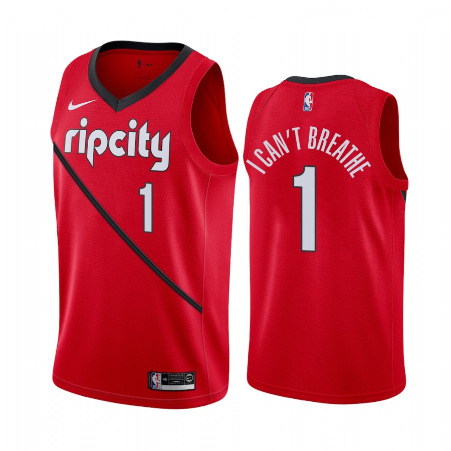 Anfernee Simons I Can't Breathe Blazers Earned Jersey