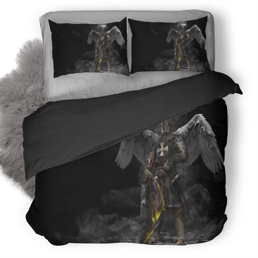 Angel Fantasy Knight 3D Customized Duvet Cover Bedding Set