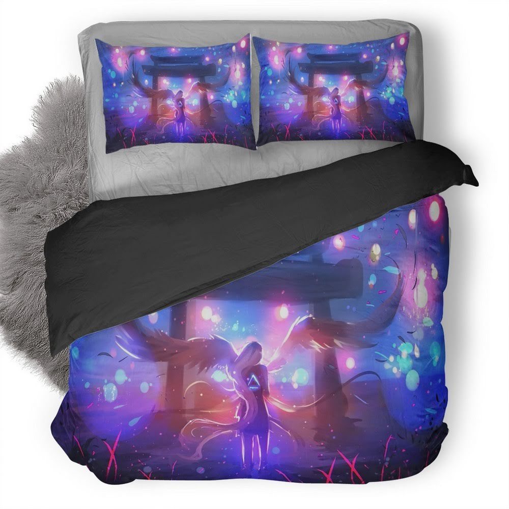 Angel Fantasy Wings 3D Customized Duvet Cover Bedding Set