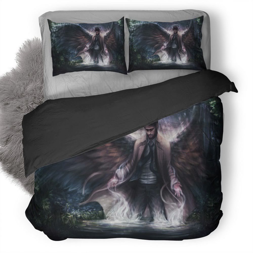 Angel Guy 3D Customized Duvet Cover Bedding Set