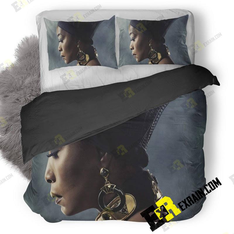 Angela Bas T In Black Panther Poster 5K Cu 3D Customized Duvet Cover Bedding Set