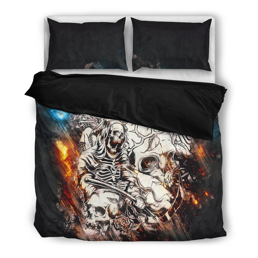 Angels Andkulls 3D Customized Duvet Cover Bedding Set