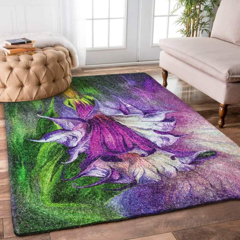 Angels Trumpet Flower Limited Edition Rectangle Rug