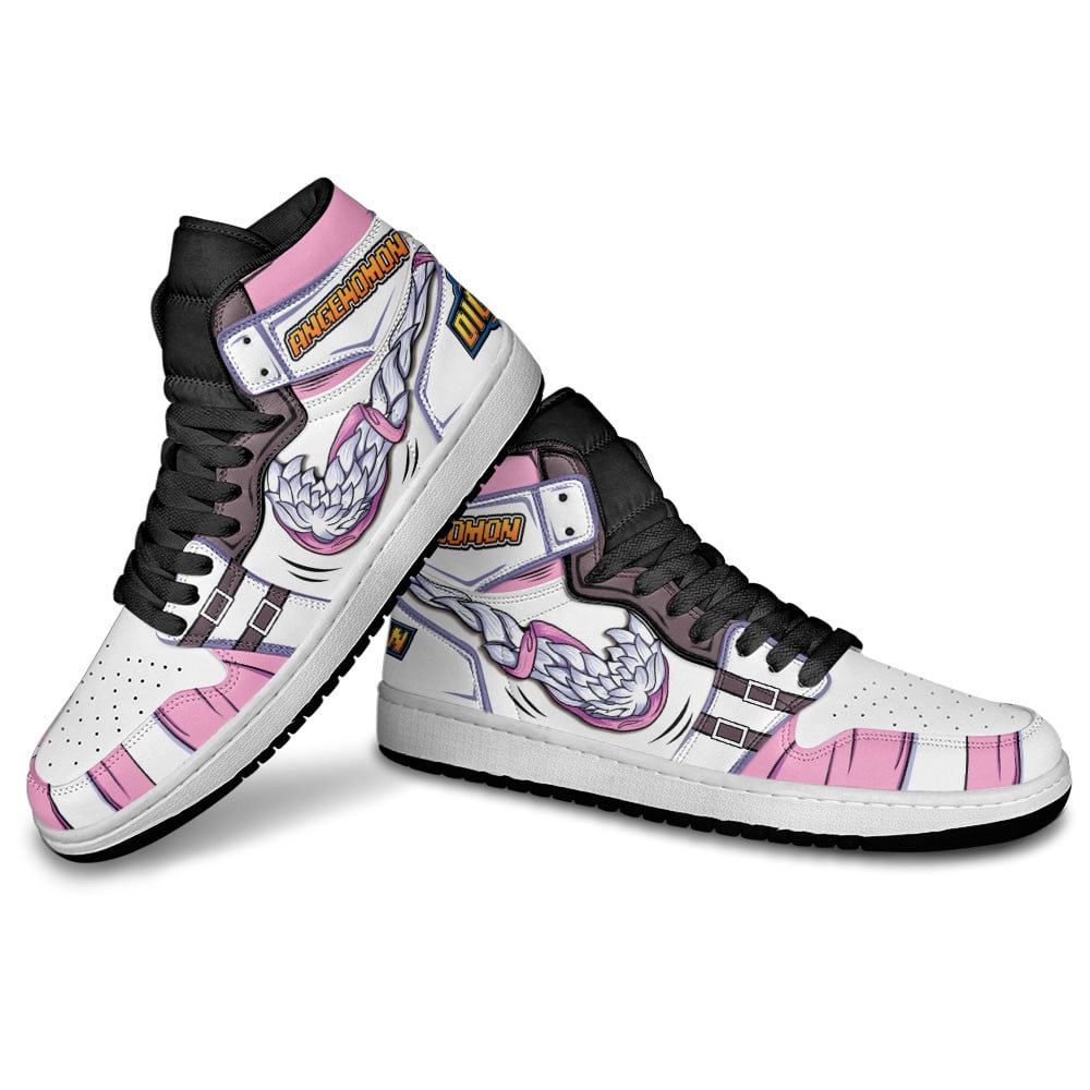Angewomon Skill JD1s Sneakers Digimon Anime Shoes For Fans, Air Jordan Hightop