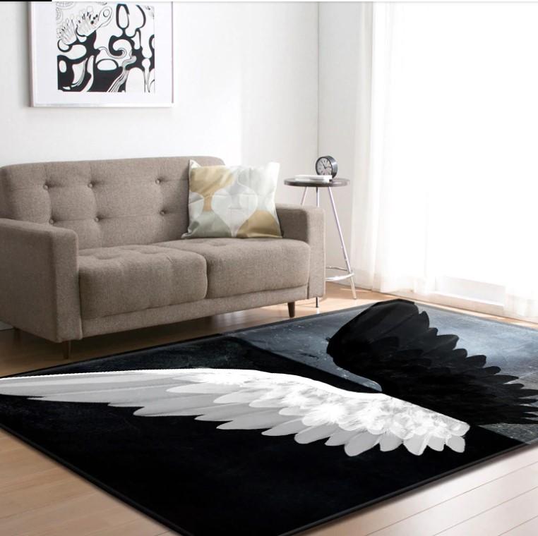 Angle Black And White Limited Edition Rectangle Rug