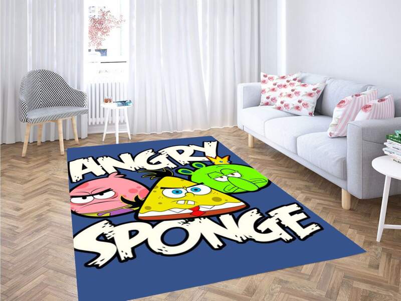 Angry Sponge Carpet Rectangle Rug