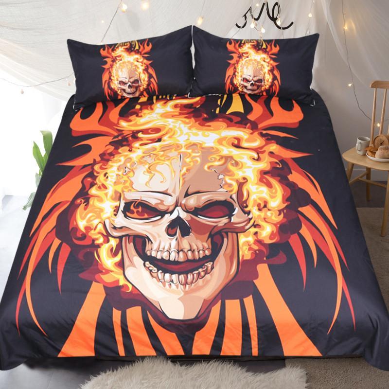 Angrykull 3D Customized Duvet Cover Bedding Set