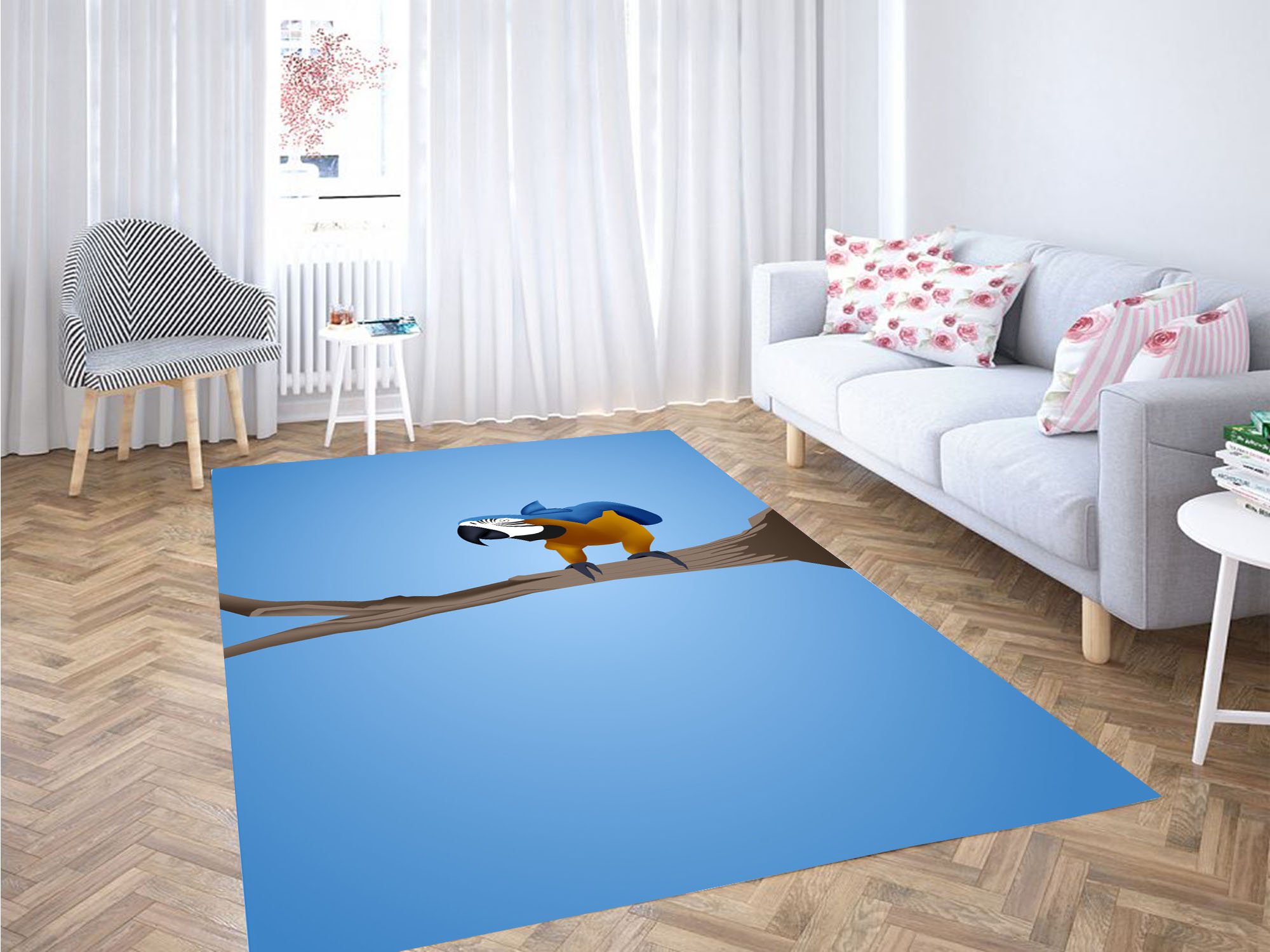 Animal Bird Carpet Rectangle Rug