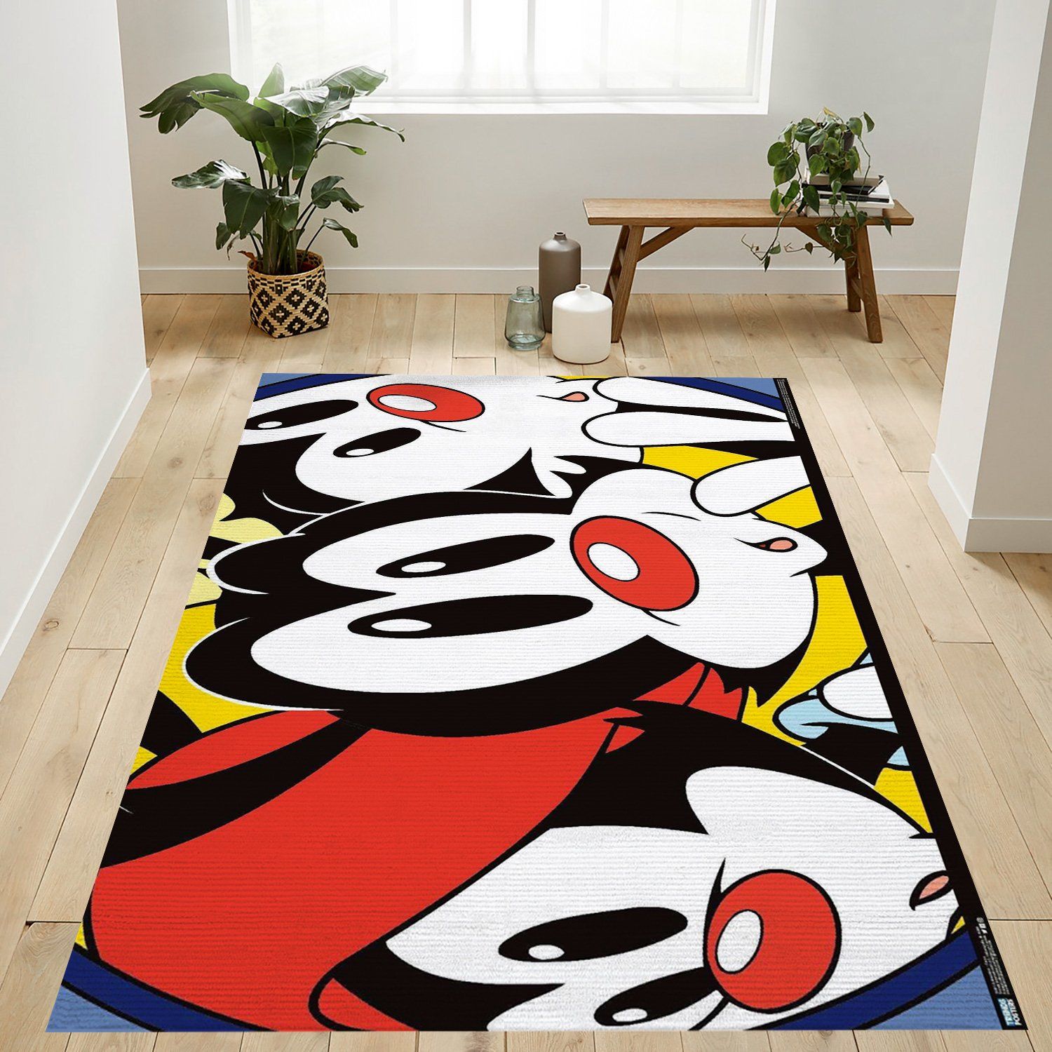 Animaniacs Faces Rectangle Rug – Custom Size And Printing