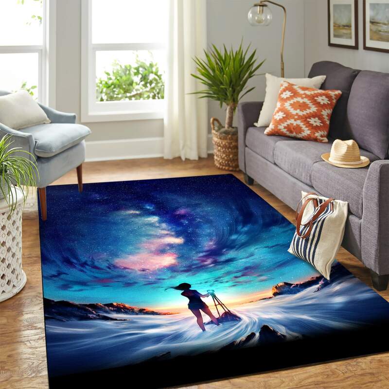Anime Catch The Sky Dream Carpet Rectangle Rug