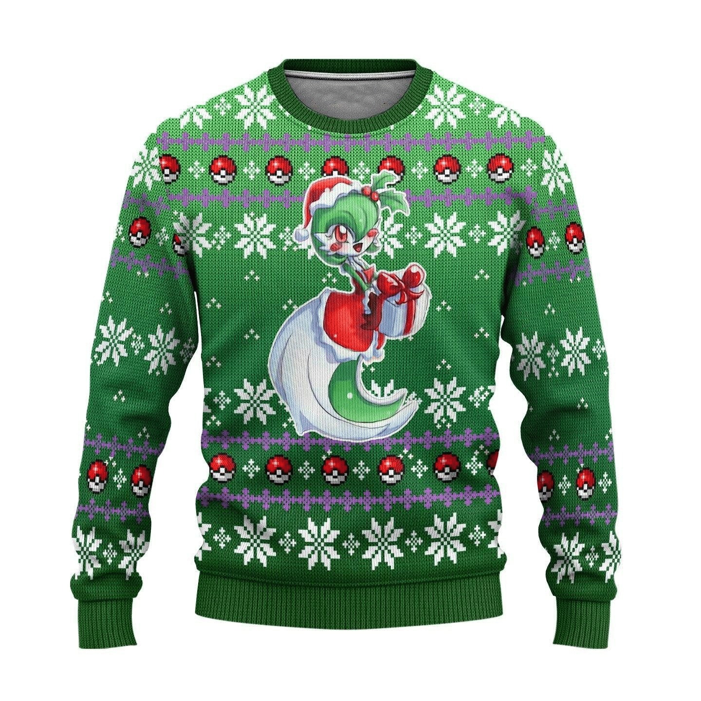 Anime Lovely Gardevoir Pokemon Christmas Sweater