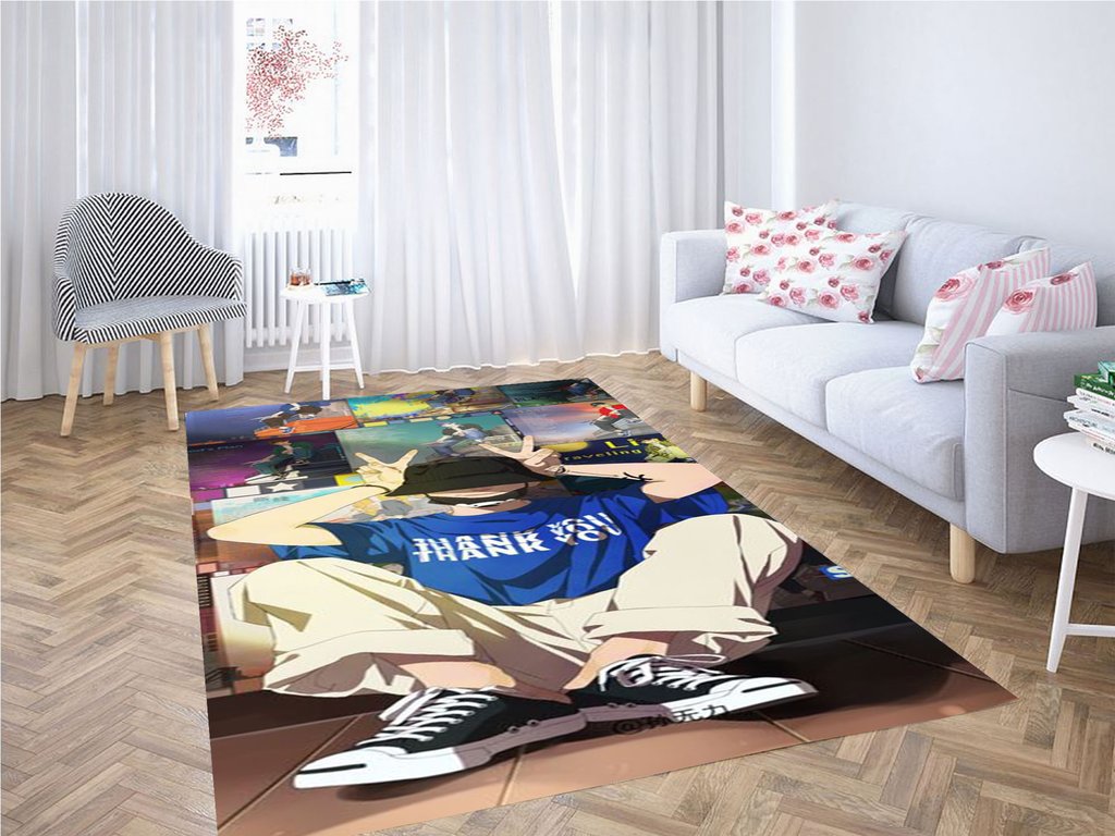 Anime One Piece Living Room Modern Carpet Rectangle Rug