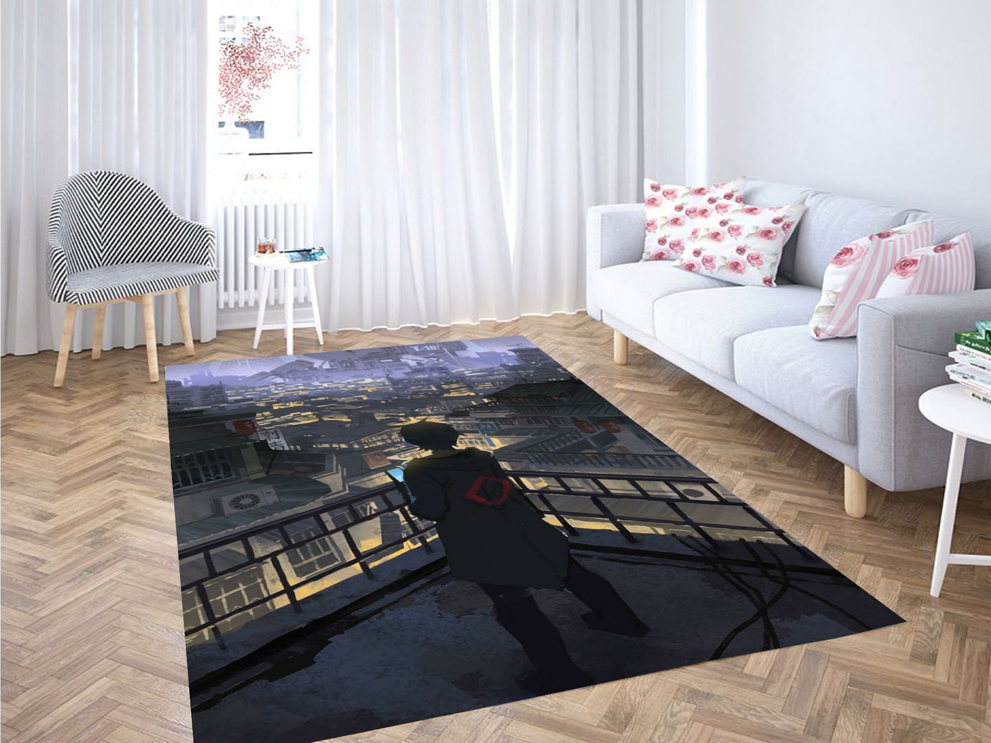 Anime Style Carpet Rectangle Rug