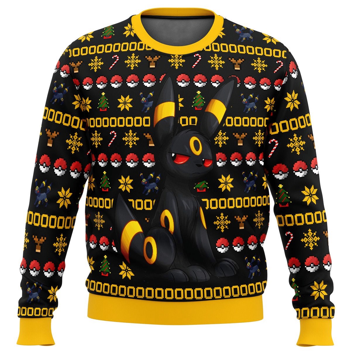 Anime Umbreon Pokemon Christmas Sweater