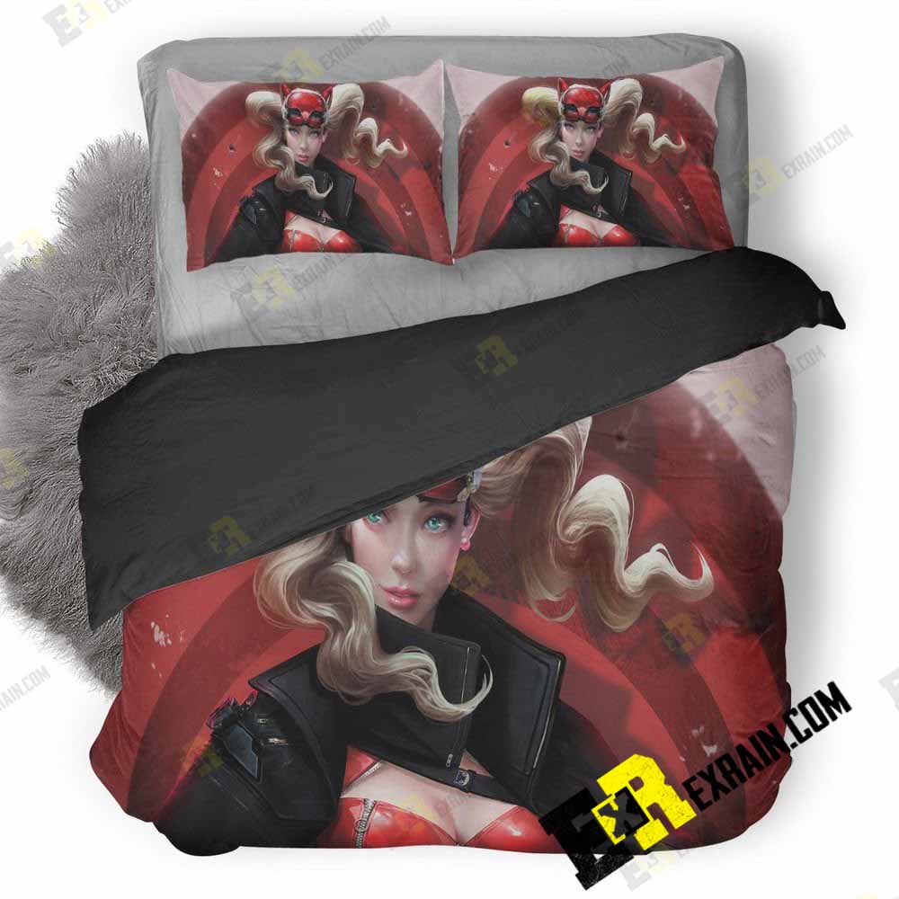 Ann Takamaki Persona Wg 3D Customized Duvet Cover Bedding Set