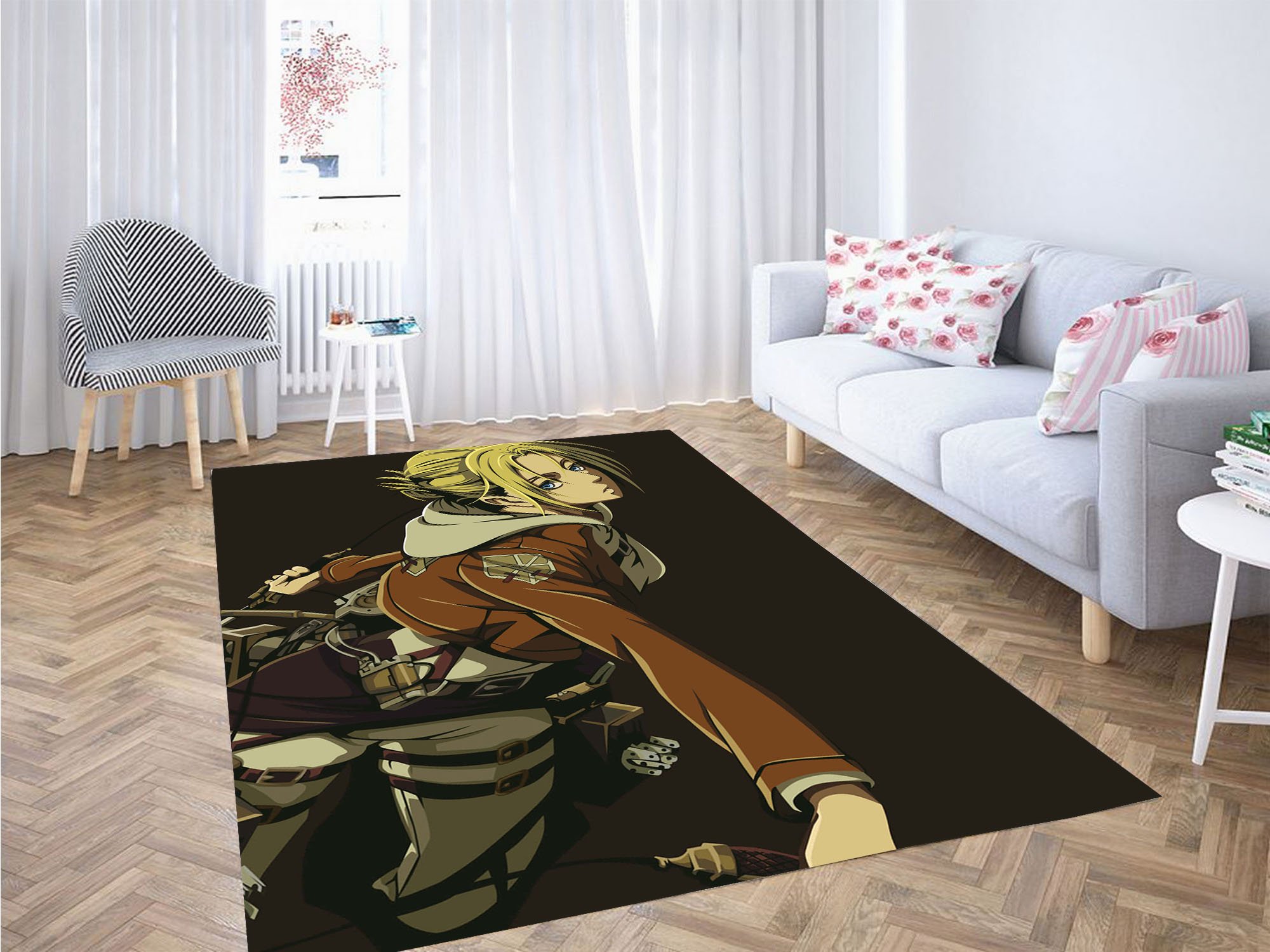 Annie Leonhart Attack On Titan Carpet Rectangle Rug
