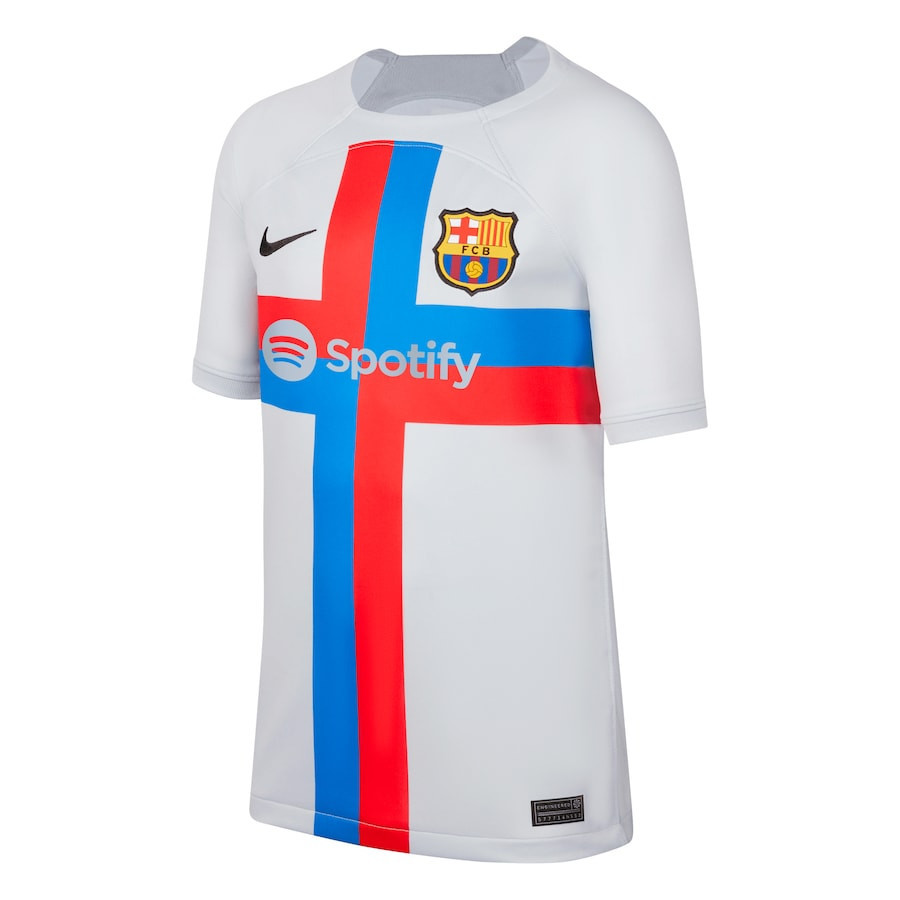 Ansu Fati 10 Barcelona 2022/23 Third Breathe Stadium Player Soccer Jersey – Gray