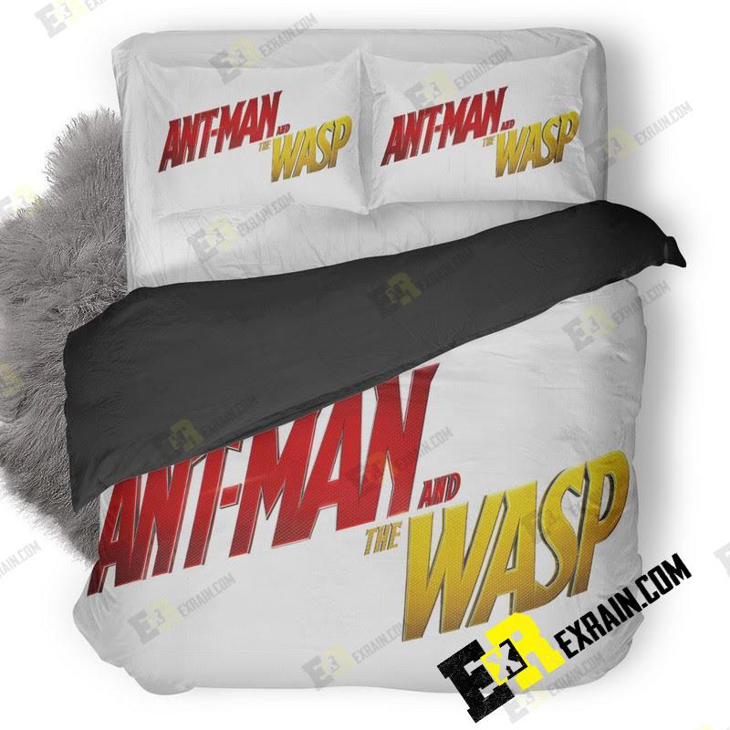 Ant Man And The Wasp Logo 8K 2G 3D Customized Duvet Cover Bedding Set