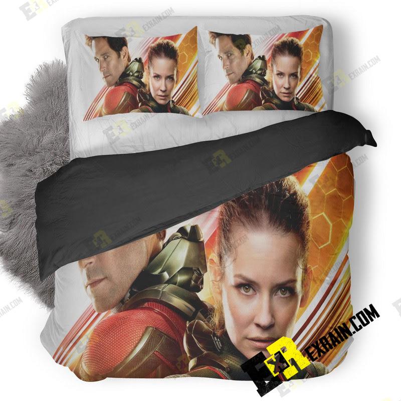 Ant Man And The Wasp Poster Pi 3D Customized Duvet Cover Bedding Set