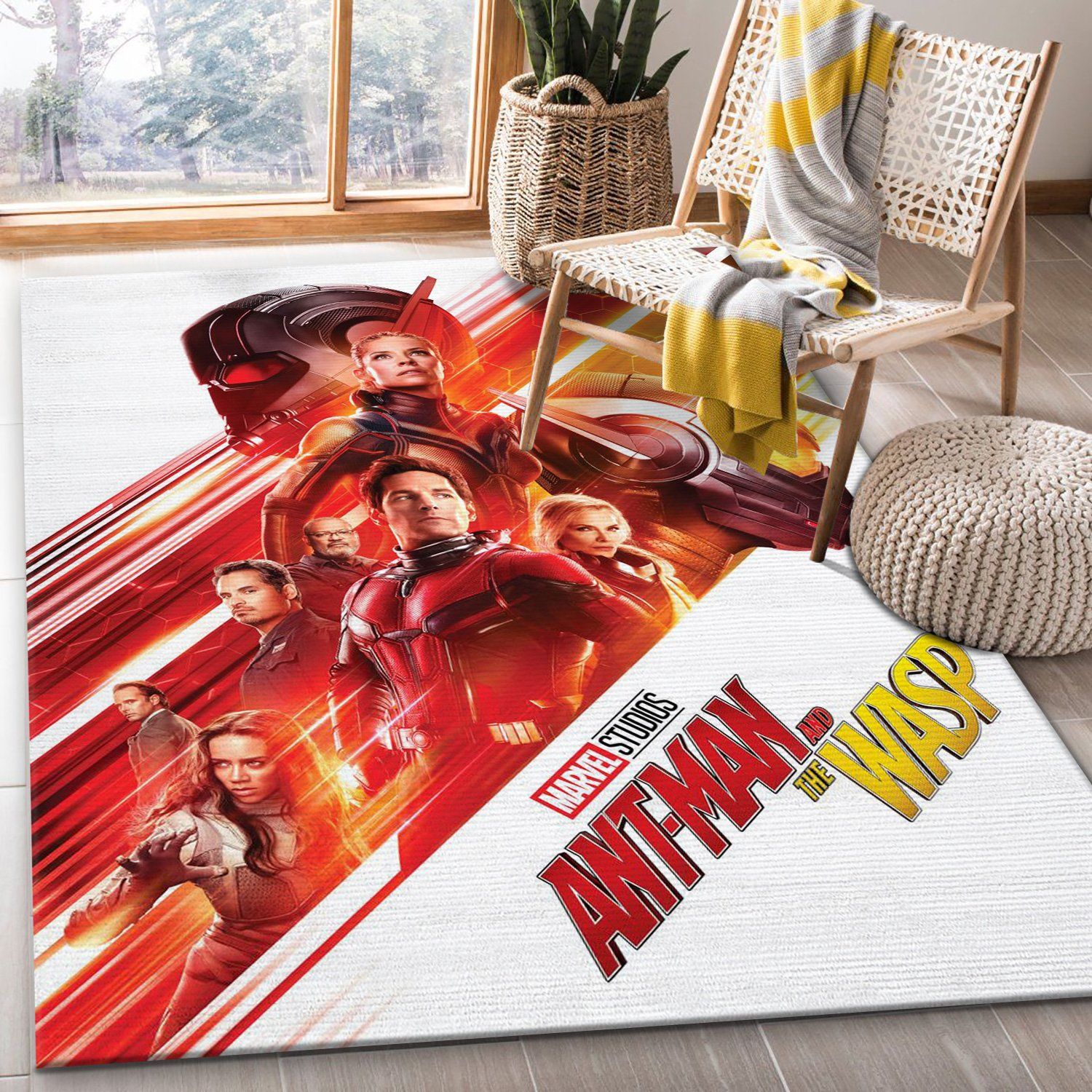 Ant Man And The Wasp Rectangle Rug – Custom Size And Printing