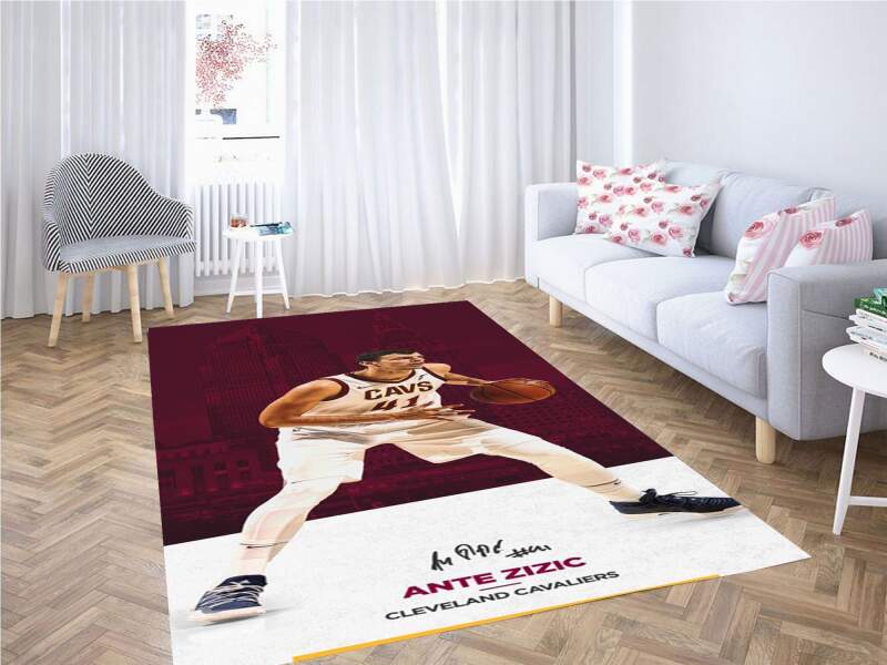 Ante Zizic Cavs Carpet Rectangle Rug
