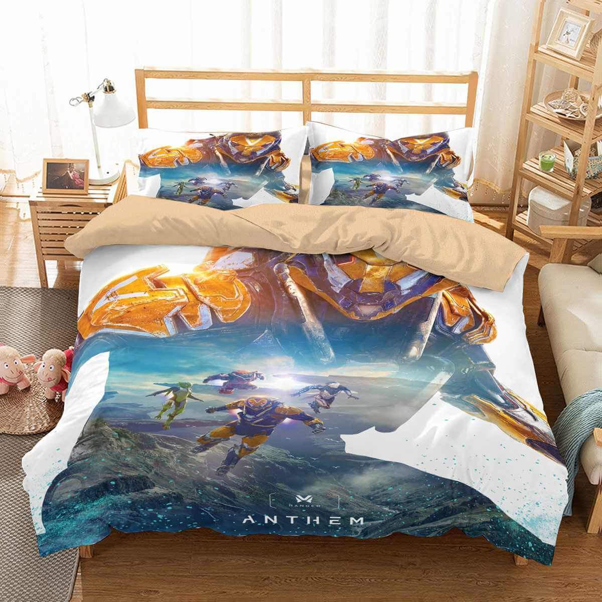 Anthem 3D Customized Duvet Cover Bedding Set