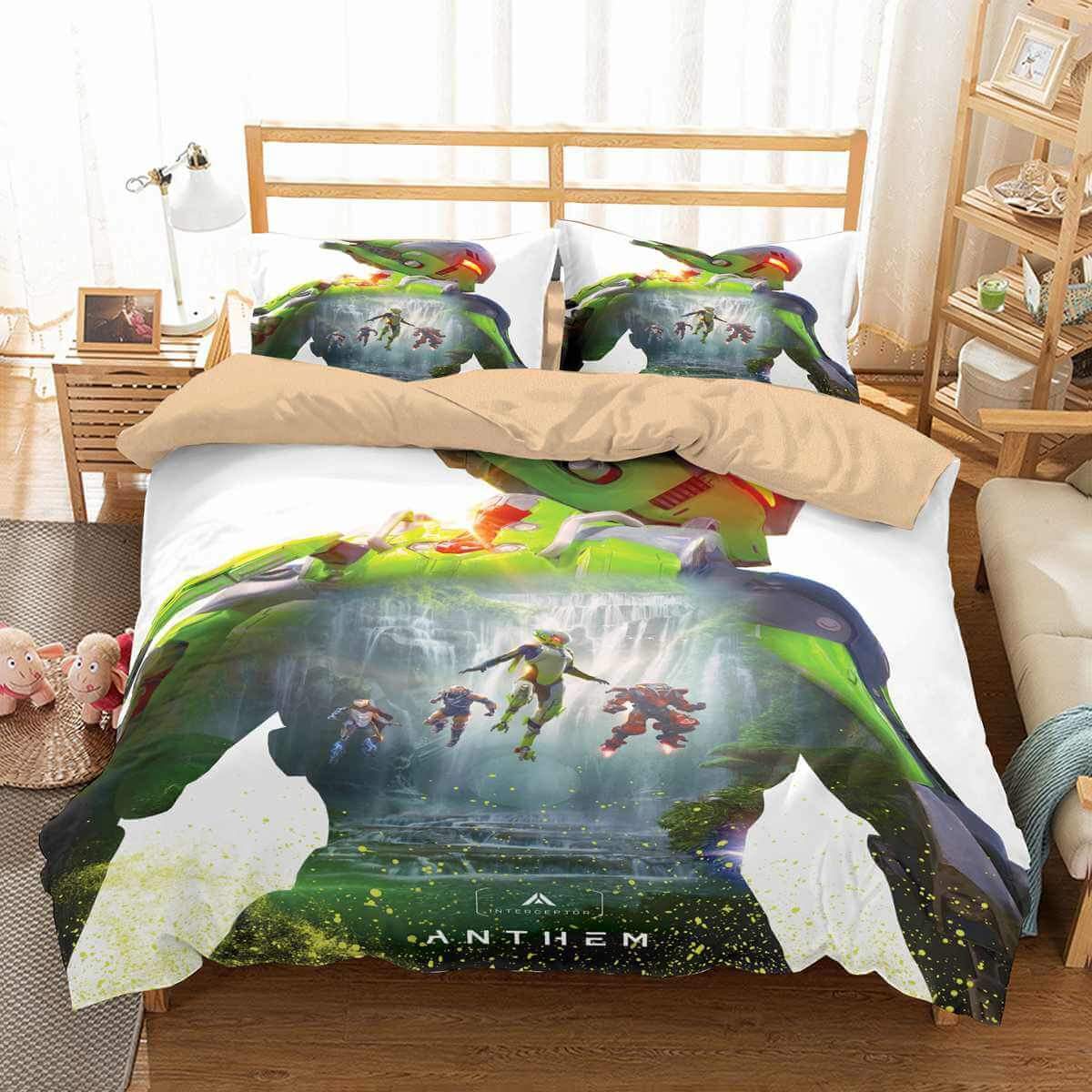 Anthem 3D Customized Duvet Cover Bedding Set