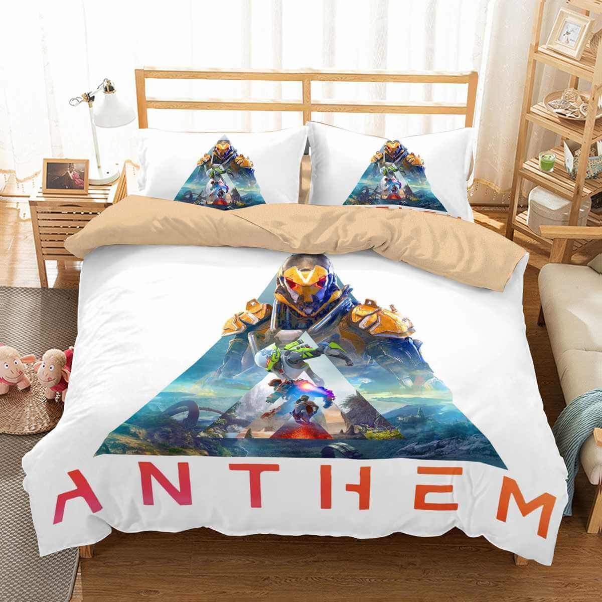 Anthem 3D Customized Duvet Cover Bedding Set