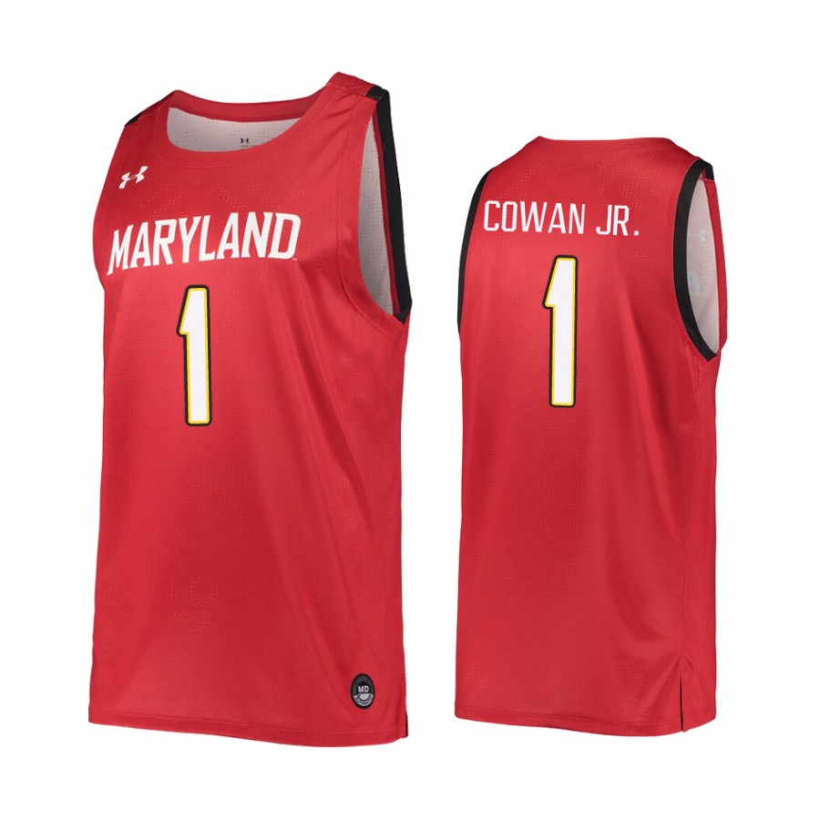 Anthony Cowan Jr. Maryland Terrapins #1 College Jersey - Red