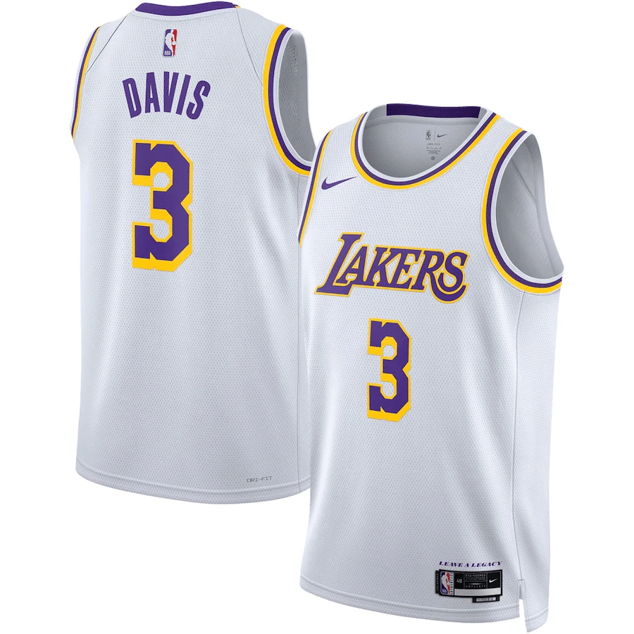 Anthony Davis 3 Los Angeles Lakers Men 2022/23 Swingman Jersey – Association Edition