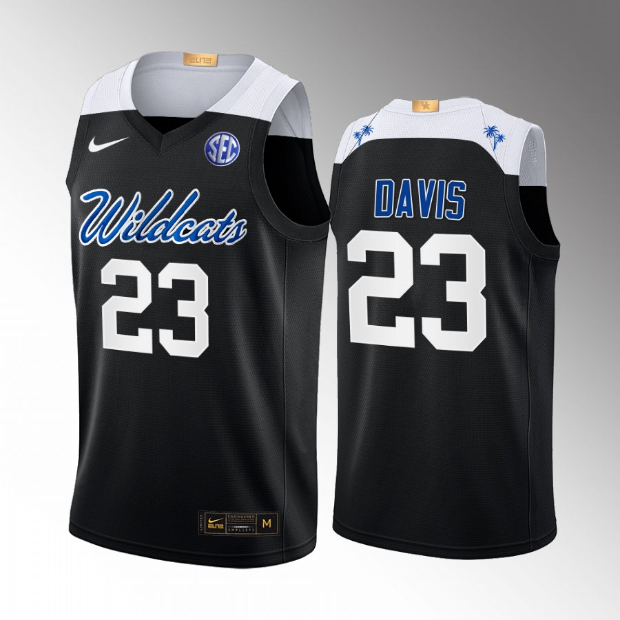 Anthony Davis Kentucky Wildcats Black Jersey College Elite