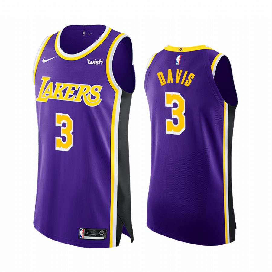 Anthony Davis Los Angeles Lakers Purple Statement Edition 2020-21 Jersey