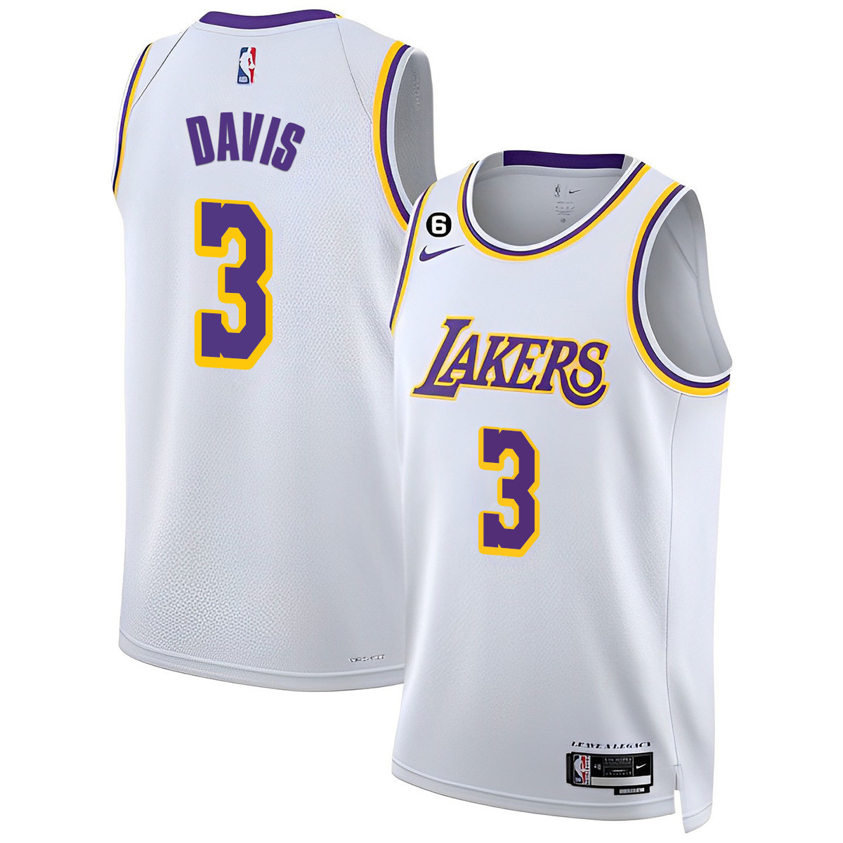 Anthony Davis Men's Los Angeles Lakers 2023 Collection Association Jersey - All Stitched