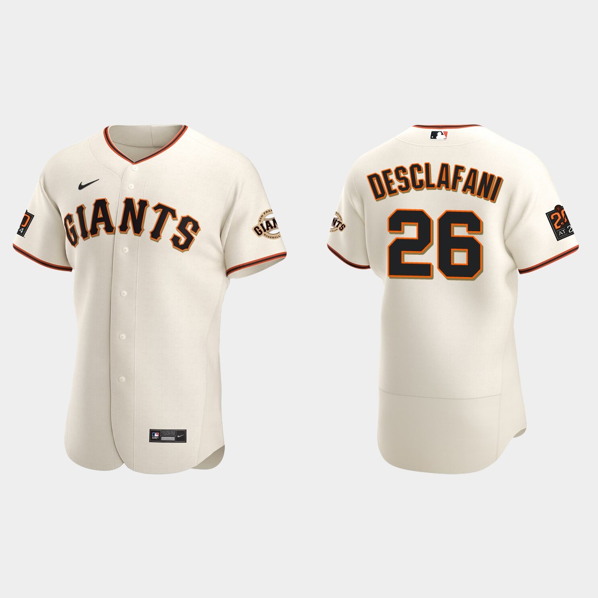 Anthony DeSclafani #26 San Francisco Giants Home Jersey – Cream