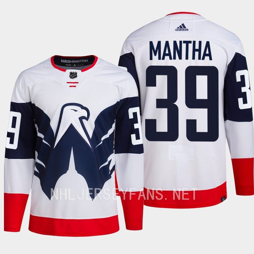 Anthony Mantha 39 Washington Capitals 2023 Stitched Jersey Stadium White Primegreen