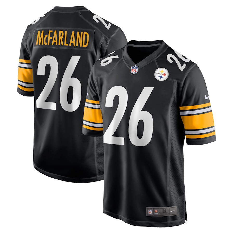 Anthony McFarland Jr. Pittsburgh Steelers Game Player Jersey – Black