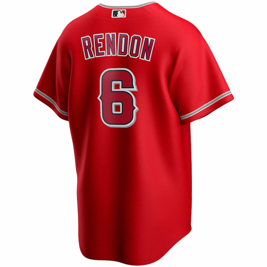Anthony Rendon Los Angeles Angels Nike Alternate 2020  Player Stitched Jersey – Red