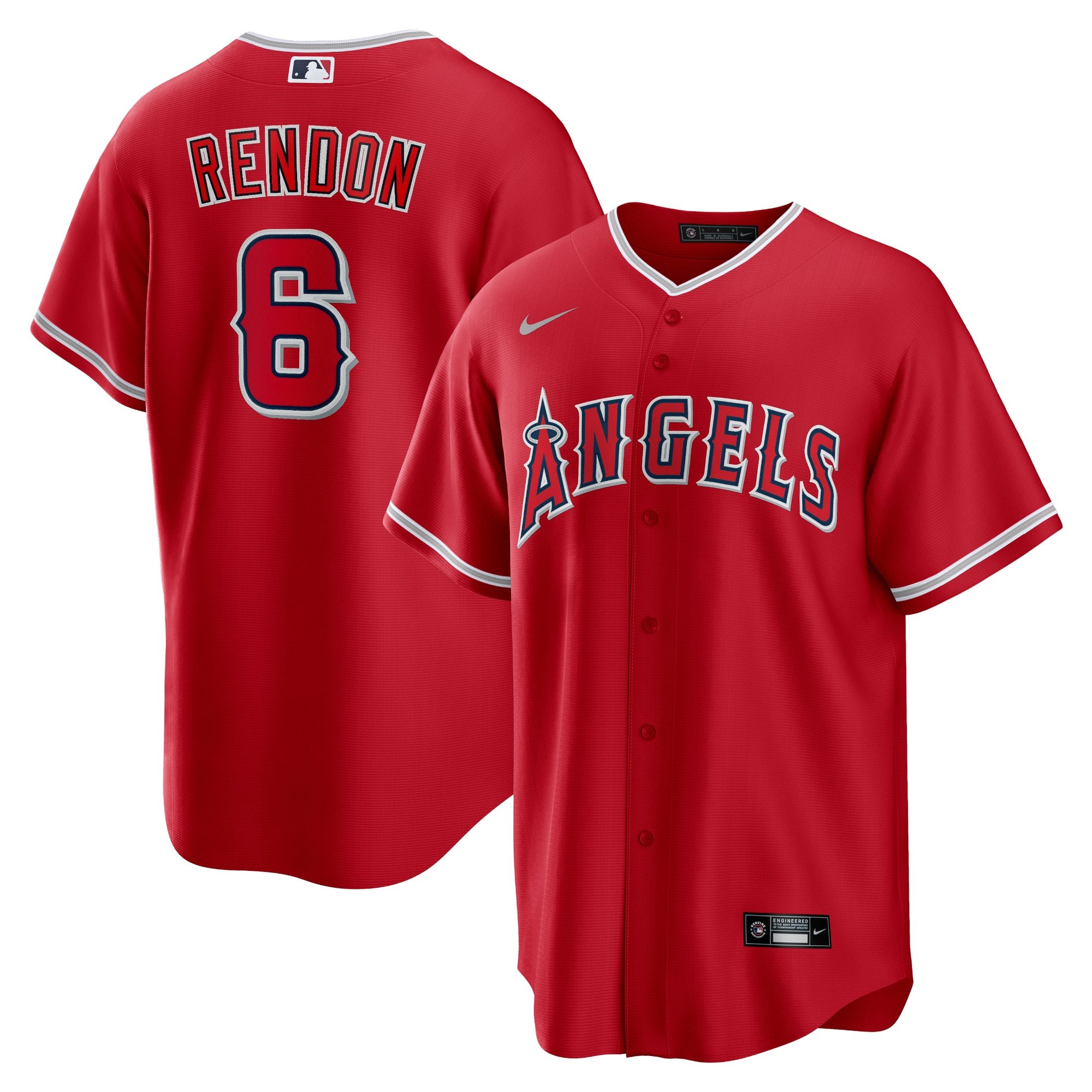 Anthony Rendon Los Angeles Angels Nike Alternate  Player Name Stitched Jersey – Red